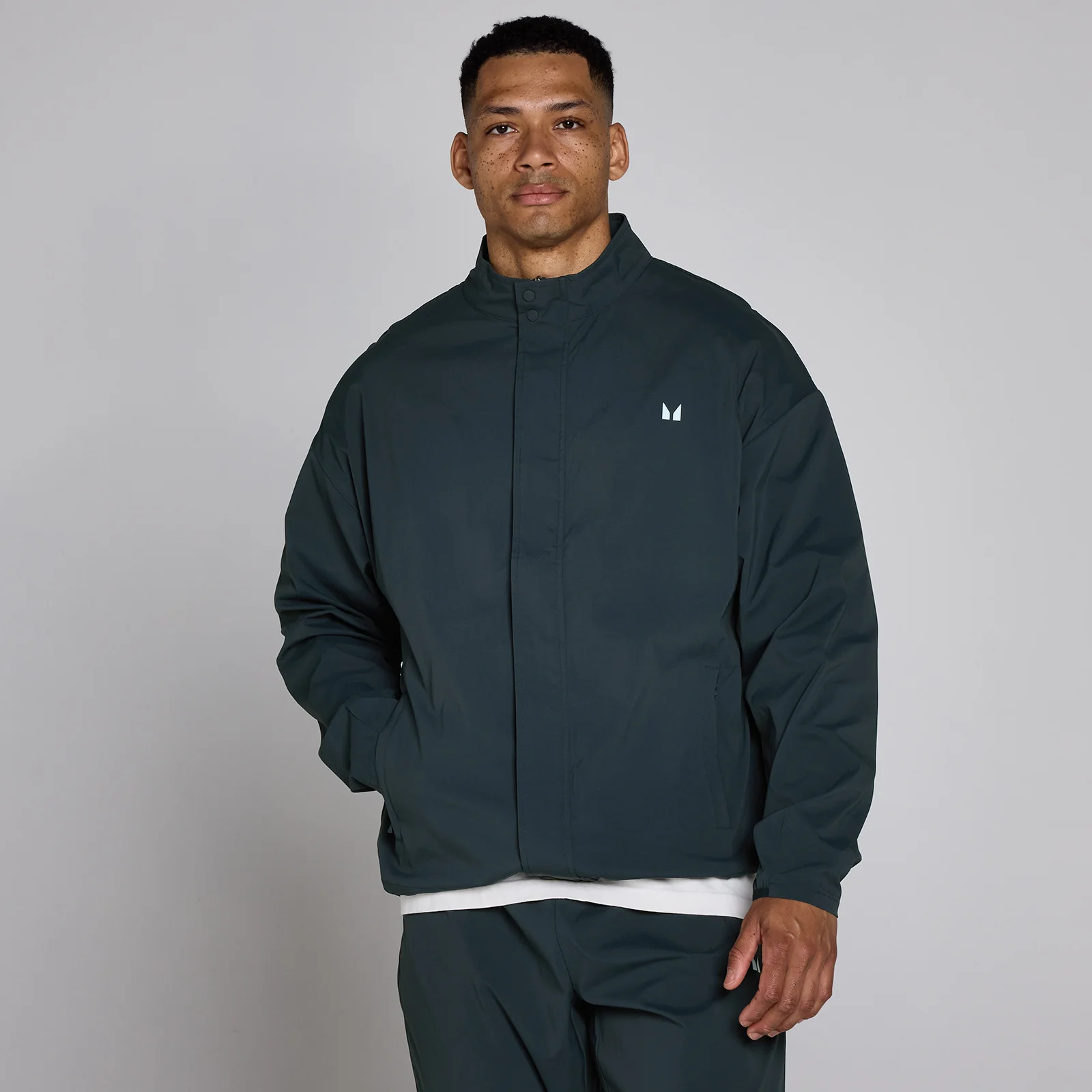 MP Men's Hybrid Nylon Jacket - Faded Blue - M Bilde 1