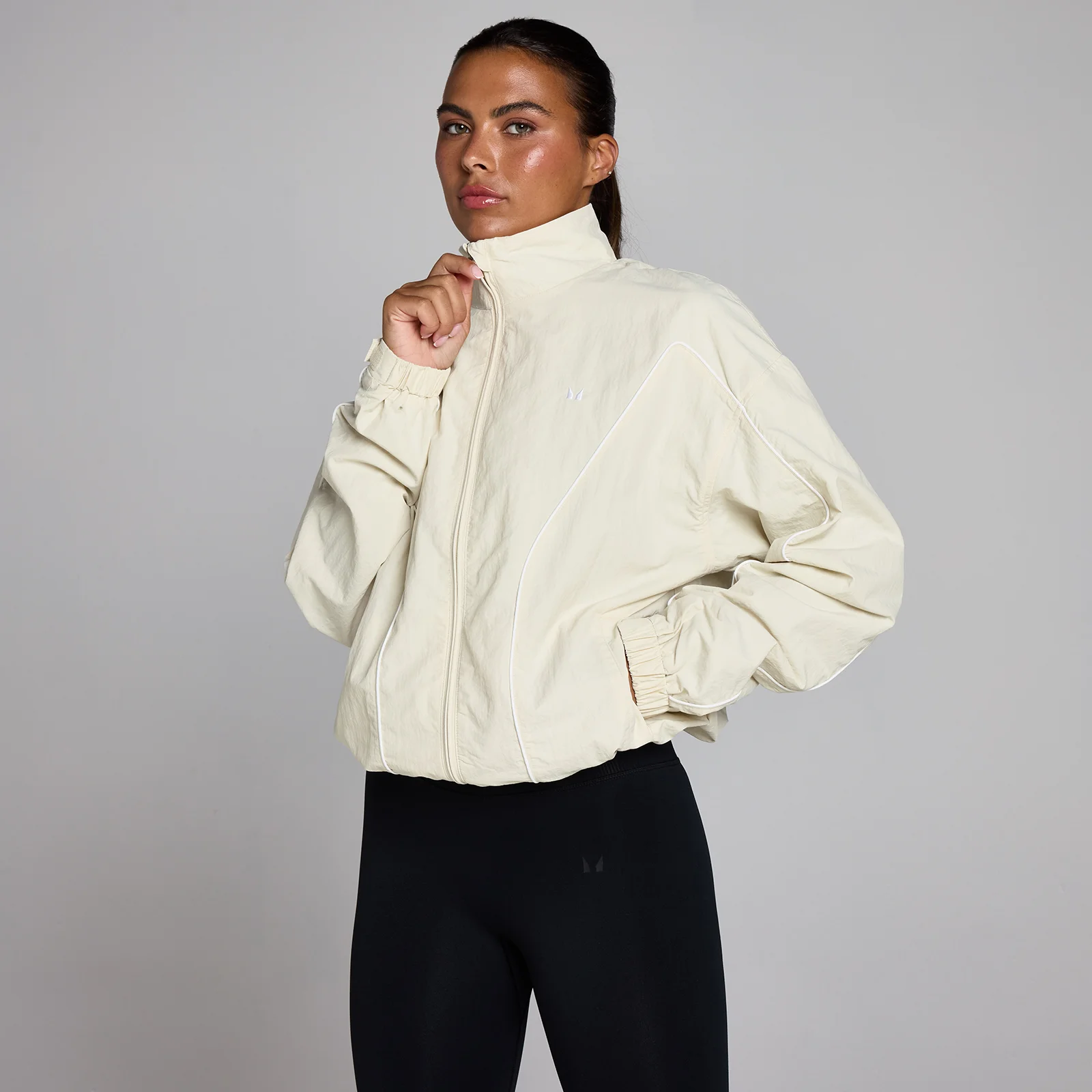 MP Women's Tempo Contrast Woven Jacket - Desert Dust - XL Bilde 1