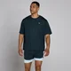 MP Men's Hybrid Oversized Mesh T-Shirt - Faded Blue
