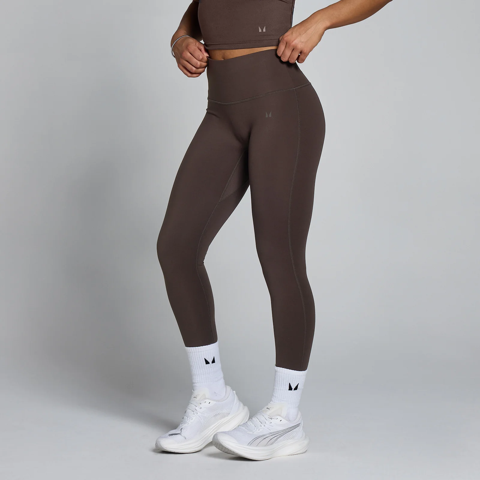 MP Women's Tempo High Waisted Leggings - Cocoa - L Bilde 1
