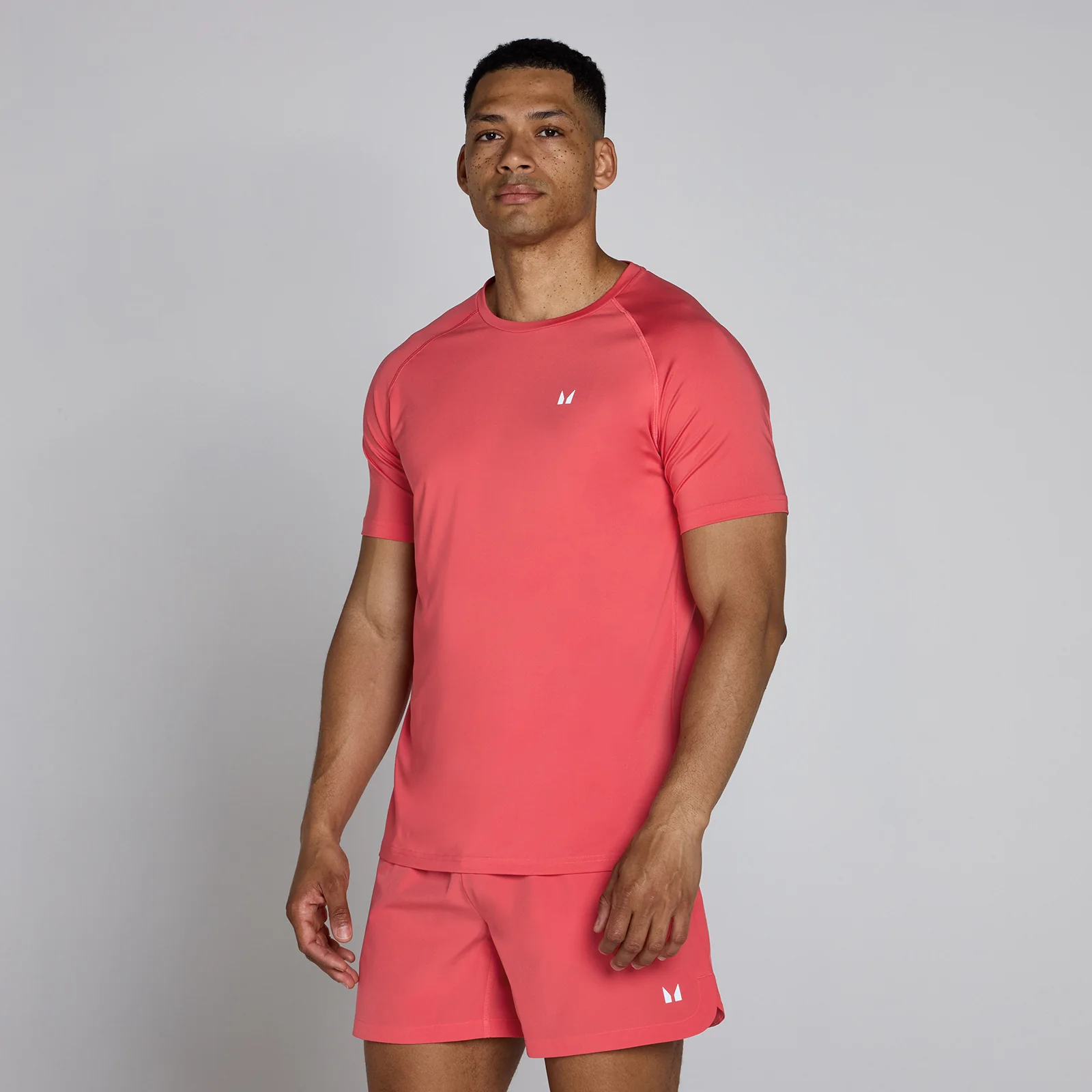 MP Men's Training Short Sleeve T-Shirt - Court Red - M Bilde 1