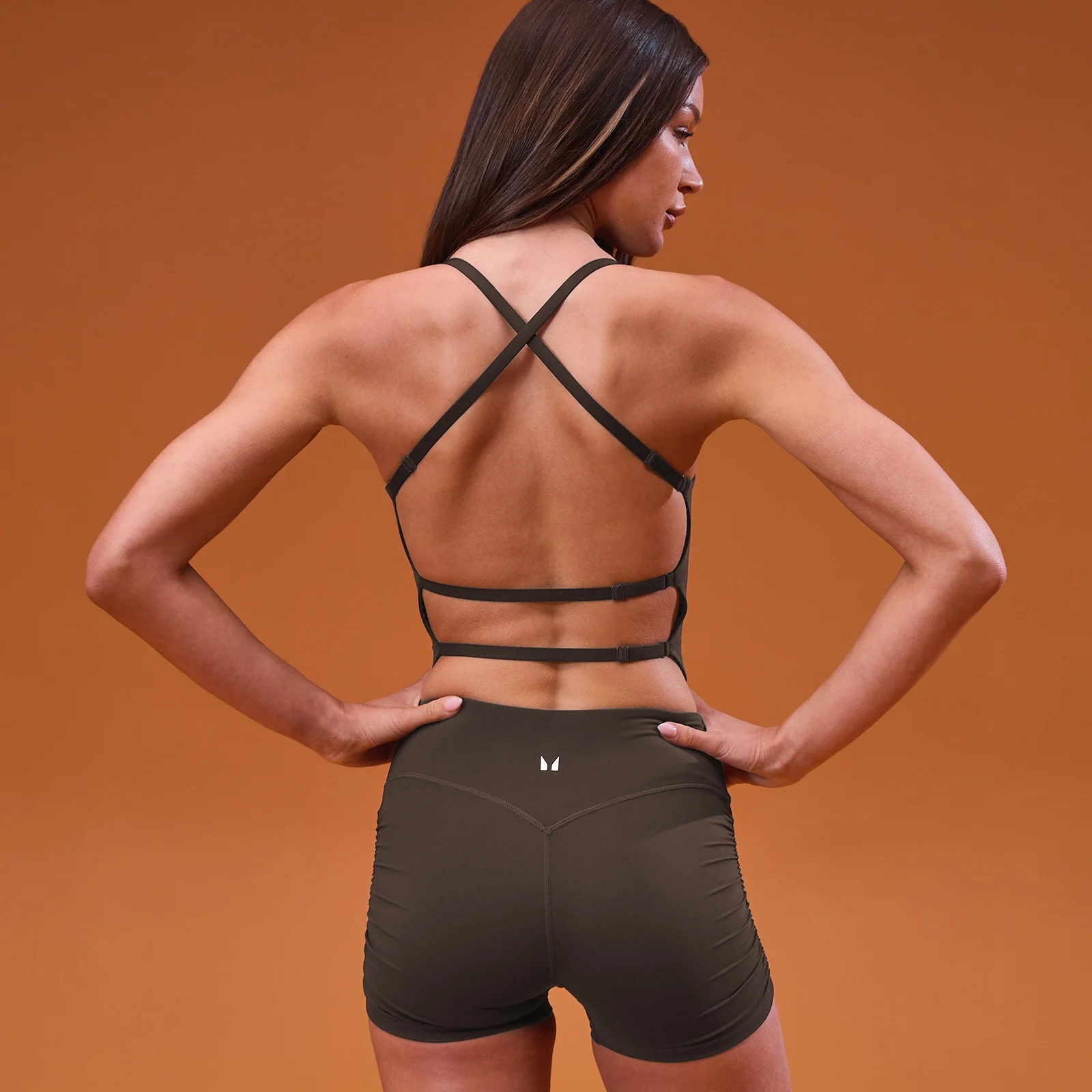 MP Women's Tempo Open Back Vest - Cocoa - M Bilde 1