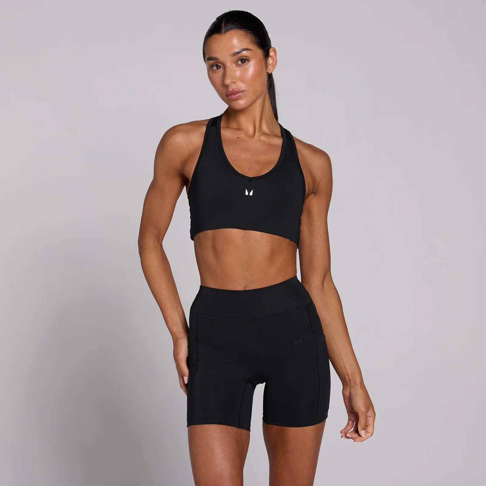 MP Women's Training Racerback Sports Bra - Black - XS Bilde 1