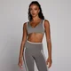 MP Women's Velocity Contrast Double Layer Sports Bra - Ash Grey
