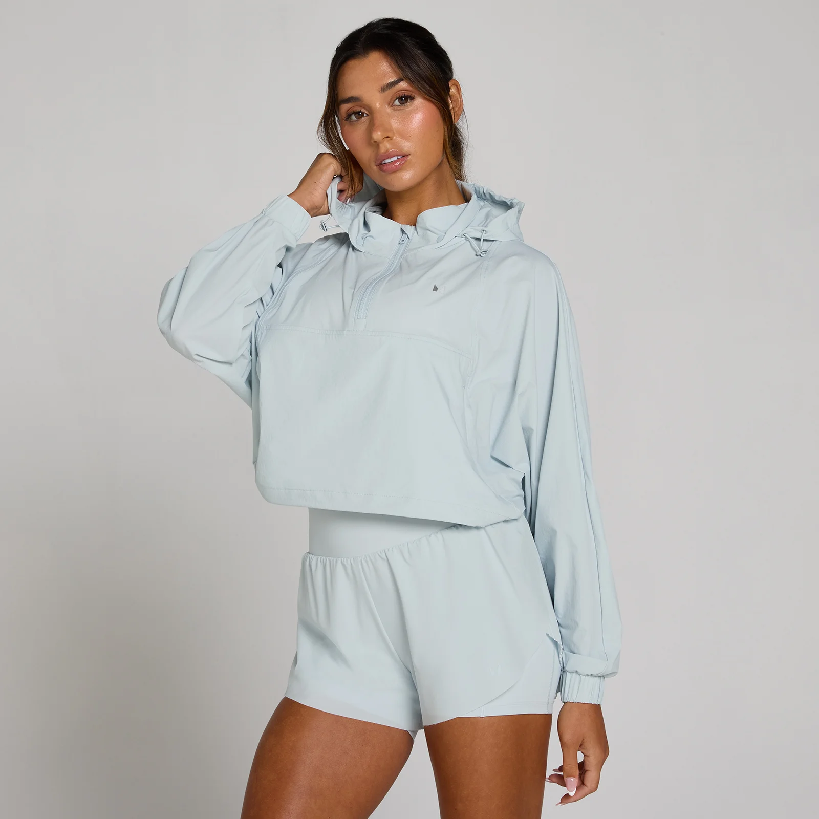 MP Women's Tempo Ultra 1/4 Zip Woven Jacket - Blue Aura - XS Bilde 1