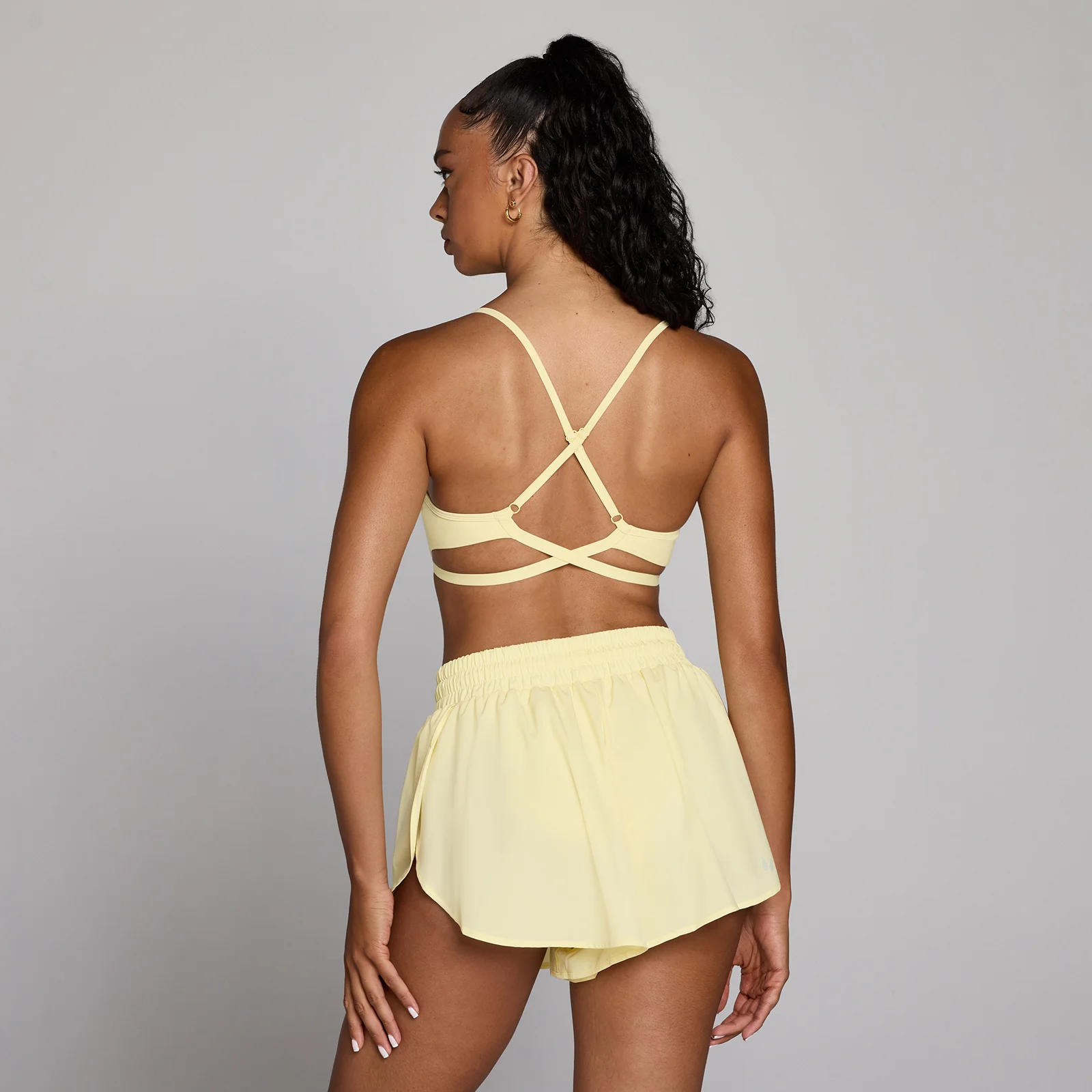 MP Women's Tempo Adjustable Strappy Back Sports Bra - Buttercream - XS Bilde 1