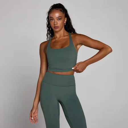 MP Women's Tempo Strappy Racerback Vest - Cloudy Green