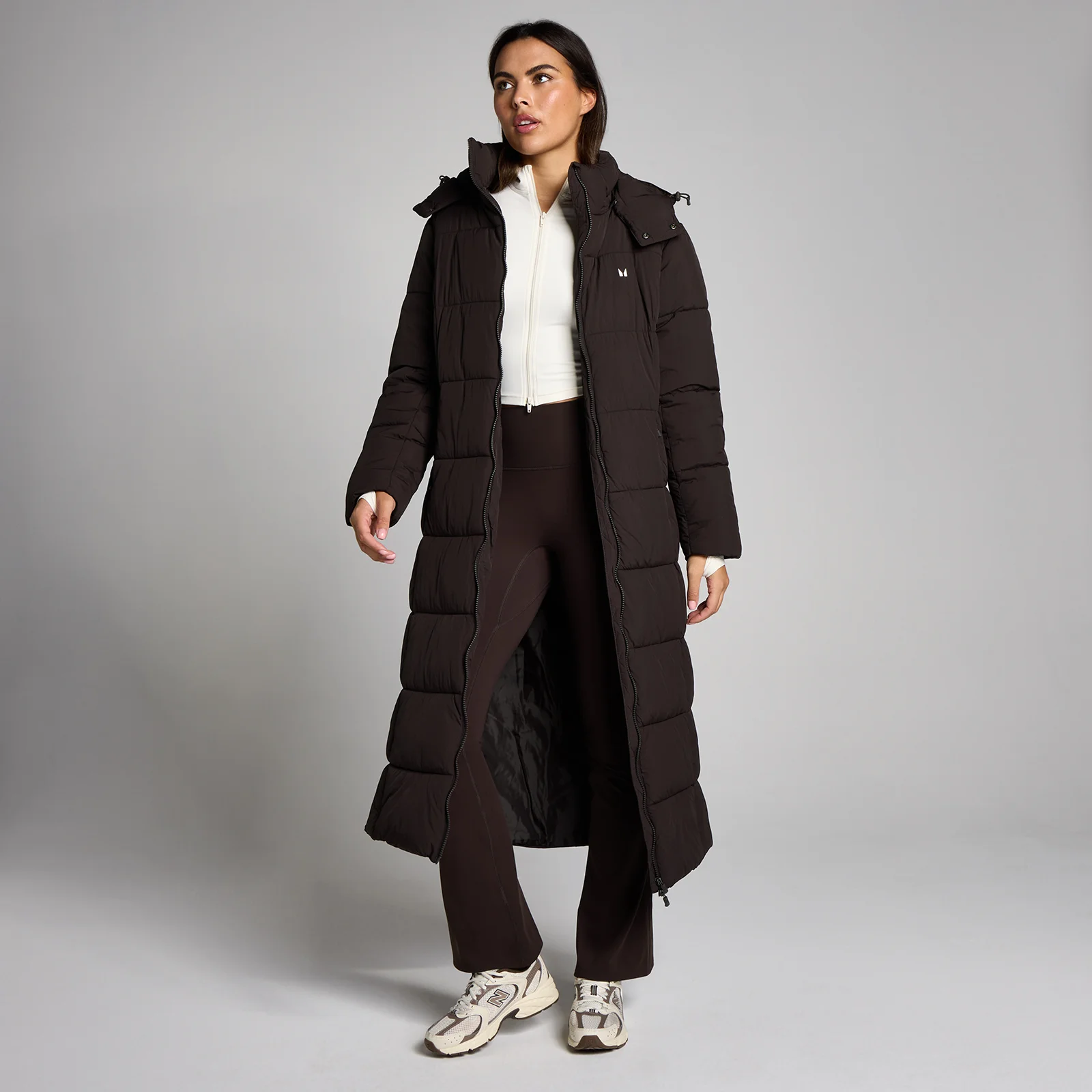 MP Women's Maxi Padded Puffer Jacket - Cocoa - XS Bilde 1