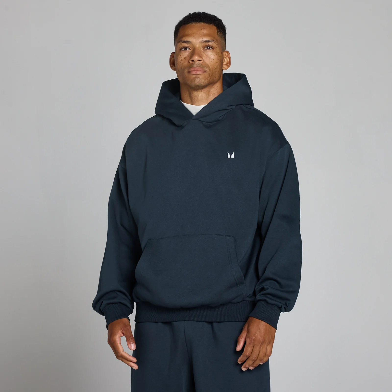 MP Men's Rest Day Oversized Hoodie - Dark Navy - L Bilde 1