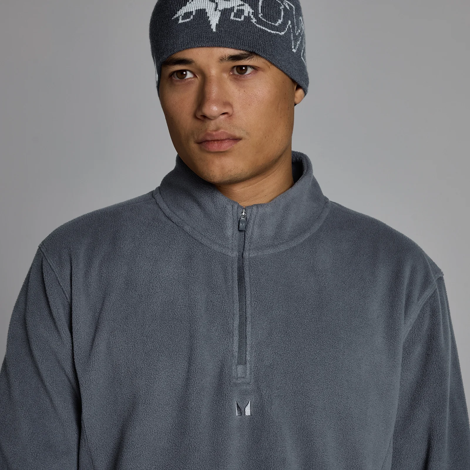 MP Men's Fleece 1/4 Zip - Granite - M Bilde 4