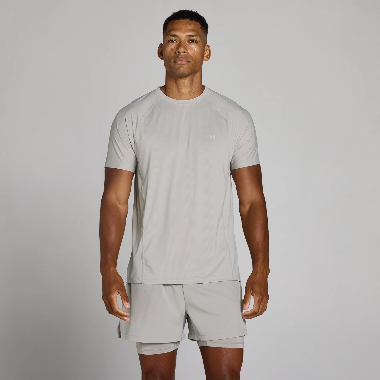 MP Men's Training Ultra Mesh T-Shirt - Chalk Grey - XS Bilde 1