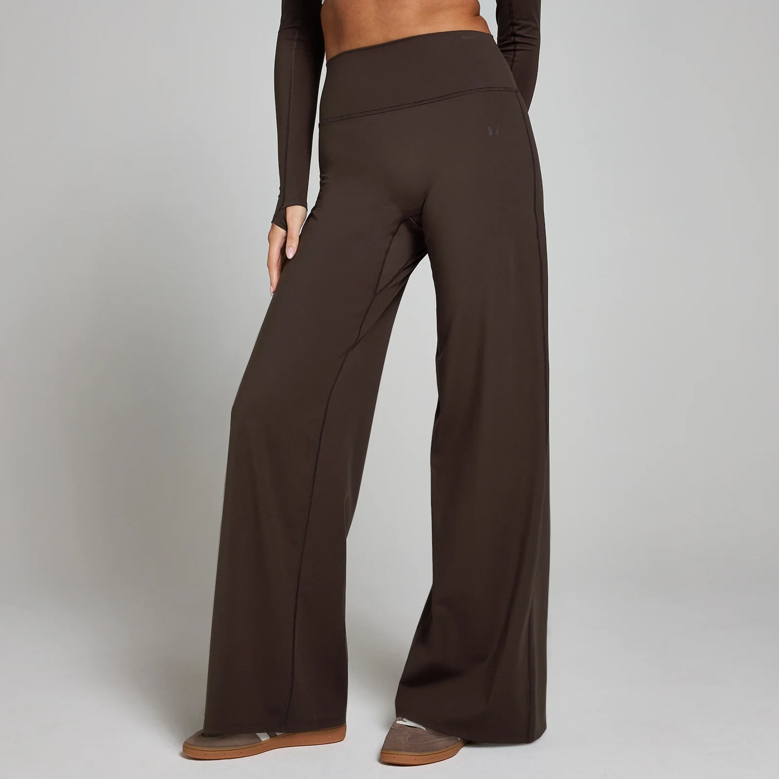 MP Women's Petite Tempo Wide Leg Leggings - Cocoa - S Bilde 1