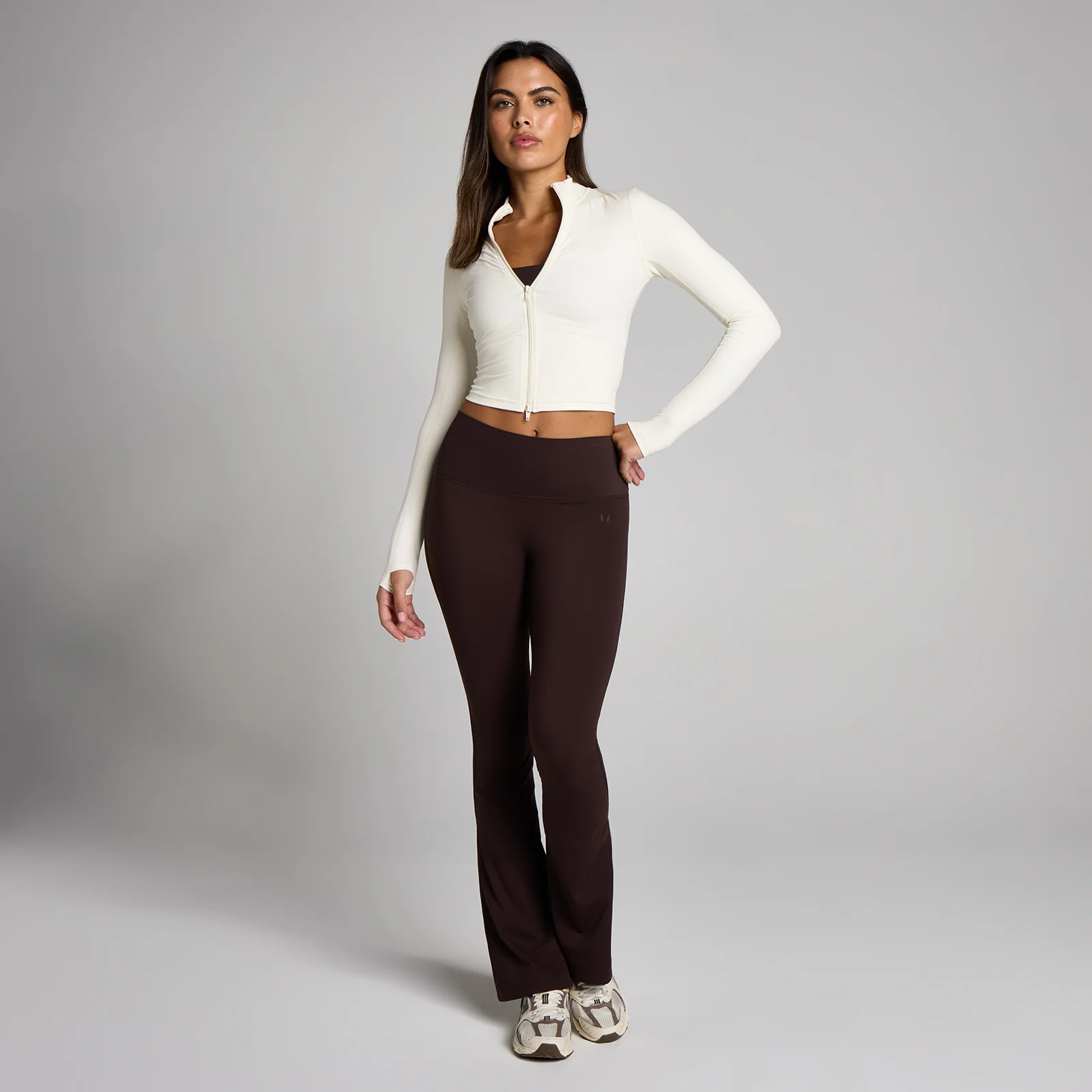 MP Women's Tempo Cropped Jacket - Vanilla - L Bilde 3