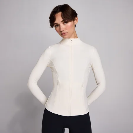 MP Women's SculptForm Zip Through Jacket - Pearl