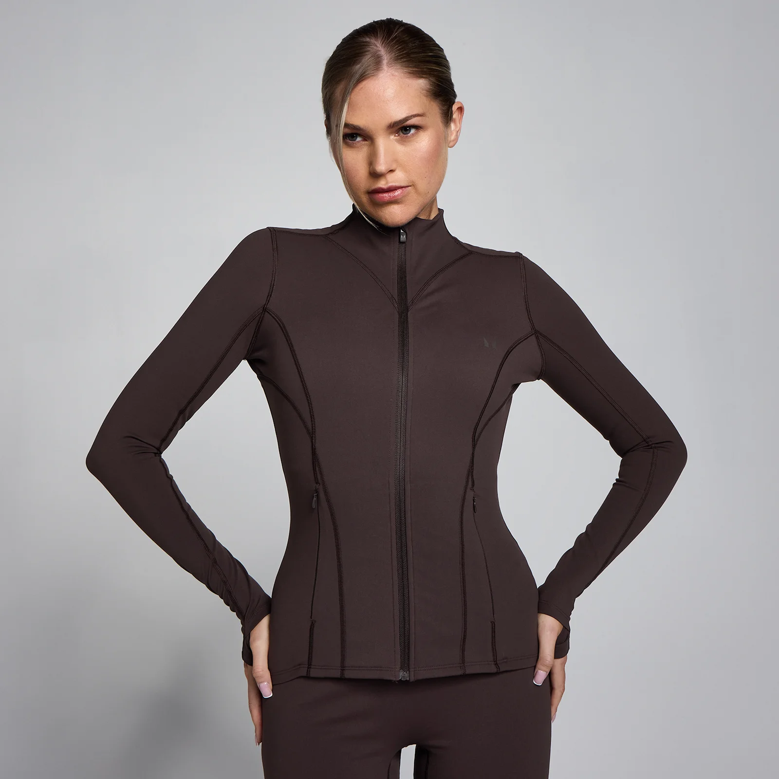 MP Women's SculptForm Zip Through Jacket - Cocoa - XS Bilde 1