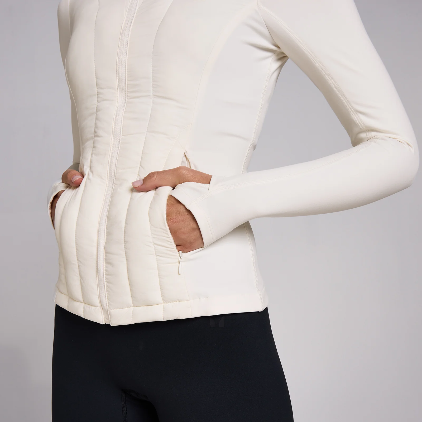 MP Women's SculptForm Hybrid Jacket - Pearl - XS Bilde 4