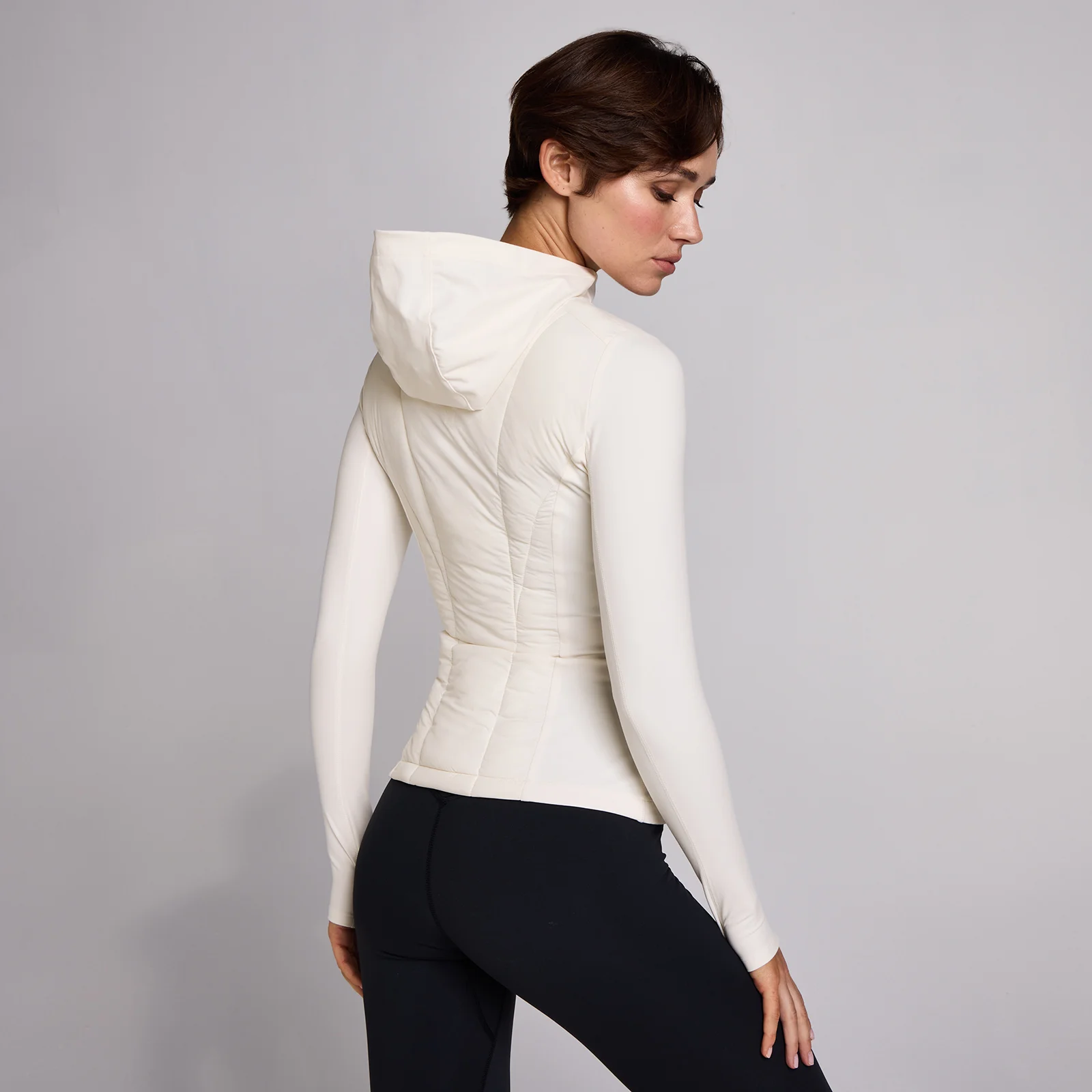 MP Women's SculptForm Hybrid Jacket - Pearl - XS Bilde 1