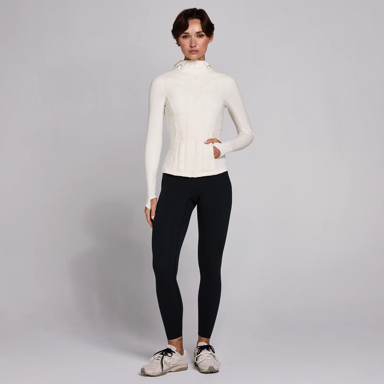 MP Women's SculptForm Hybrid Jacket - Pearl - XS Bilde 3