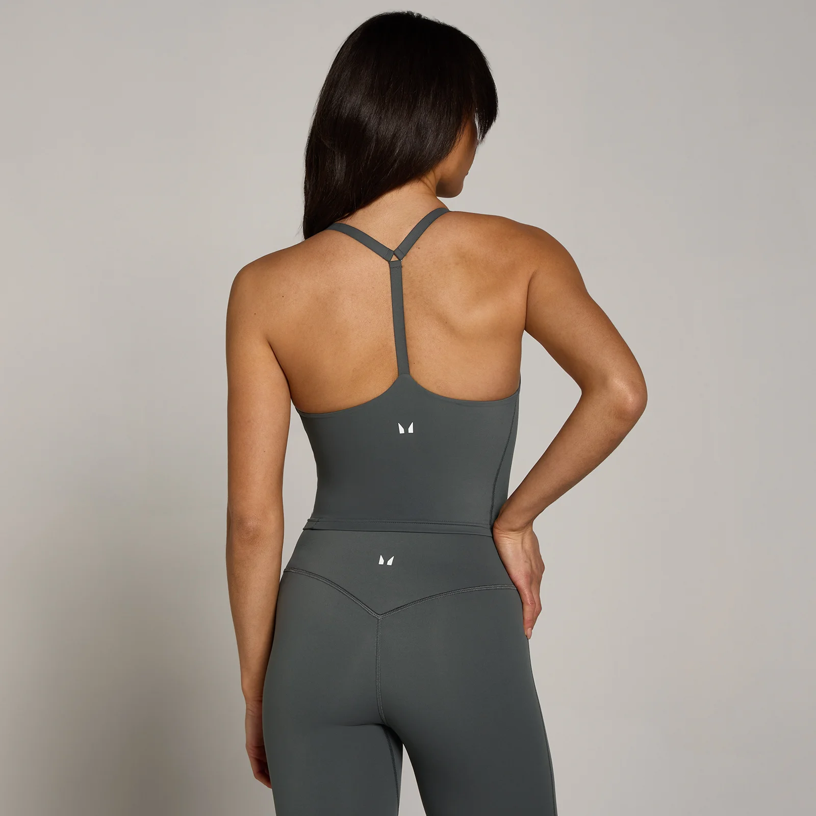 MP Women's Tempo Strappy Racerback Vest - Dark Grey - S Bilde 1