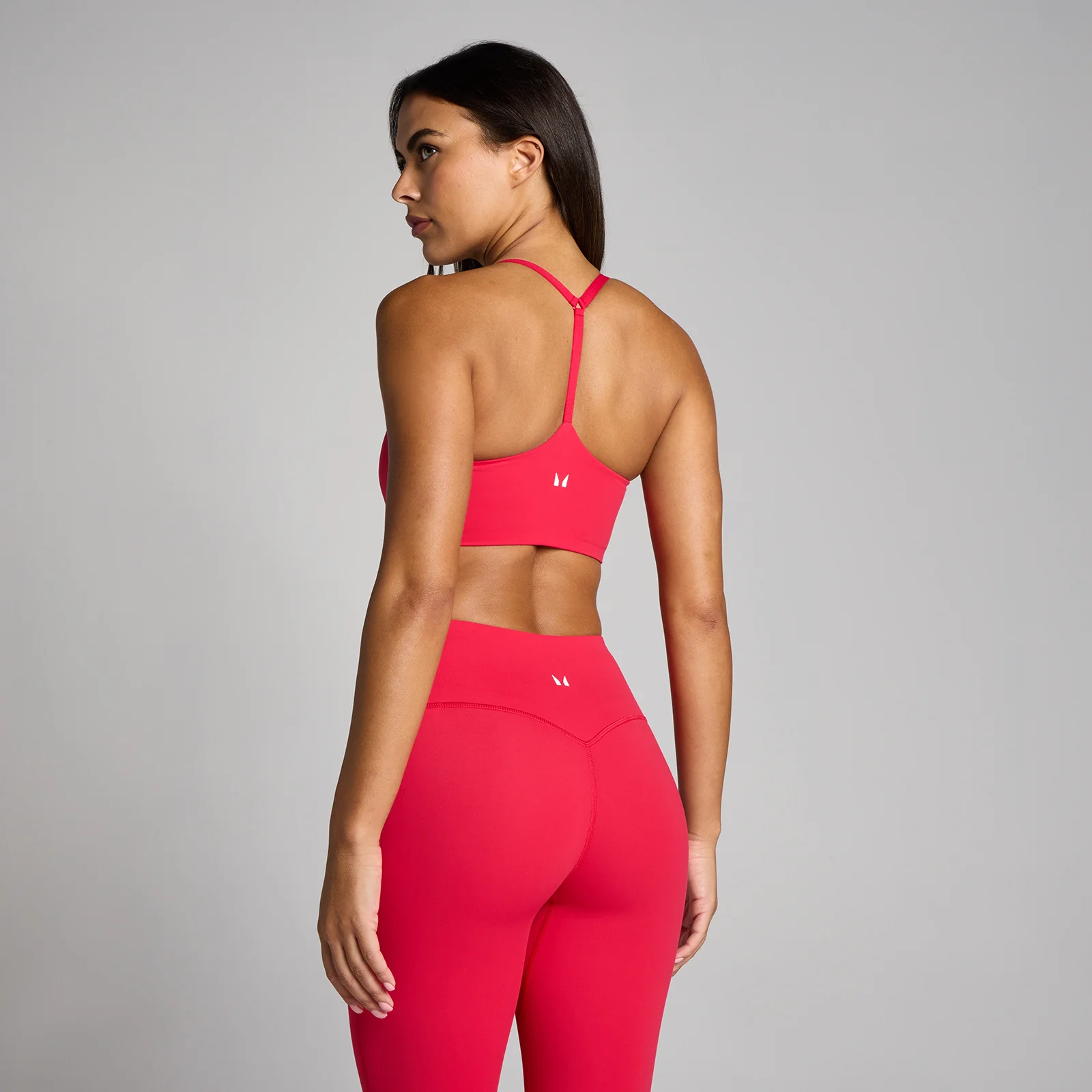 MP Women's Tempo Strappy Racerback Sports Bra - Chilli - S Bilde 1