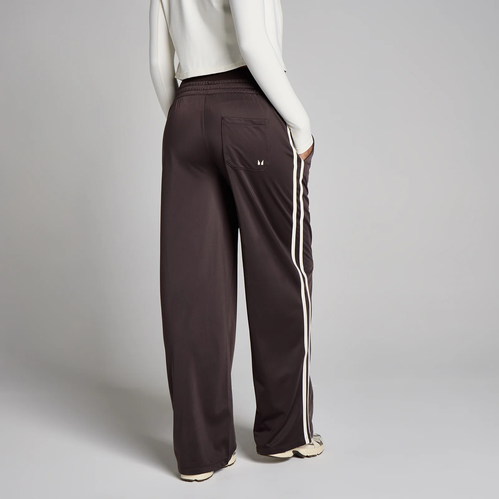 MP Women's Tricot Track Straight Leg Joggers - Cocoa/Vanilla - XS Bilde 1