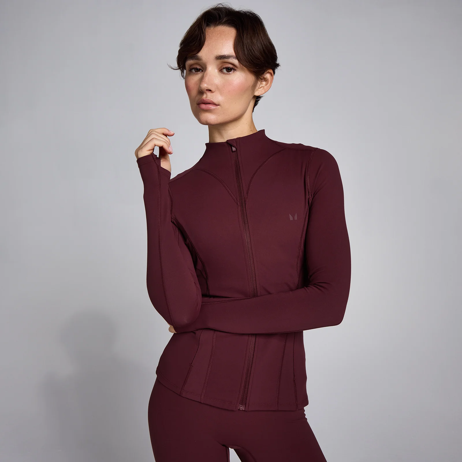 MP Women's SculptForm Zip Through Jacket - Deep Berry - XS Bilde 1