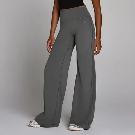 MP Women's Tempo Petite Wide Leg Leggings - Dark Grey