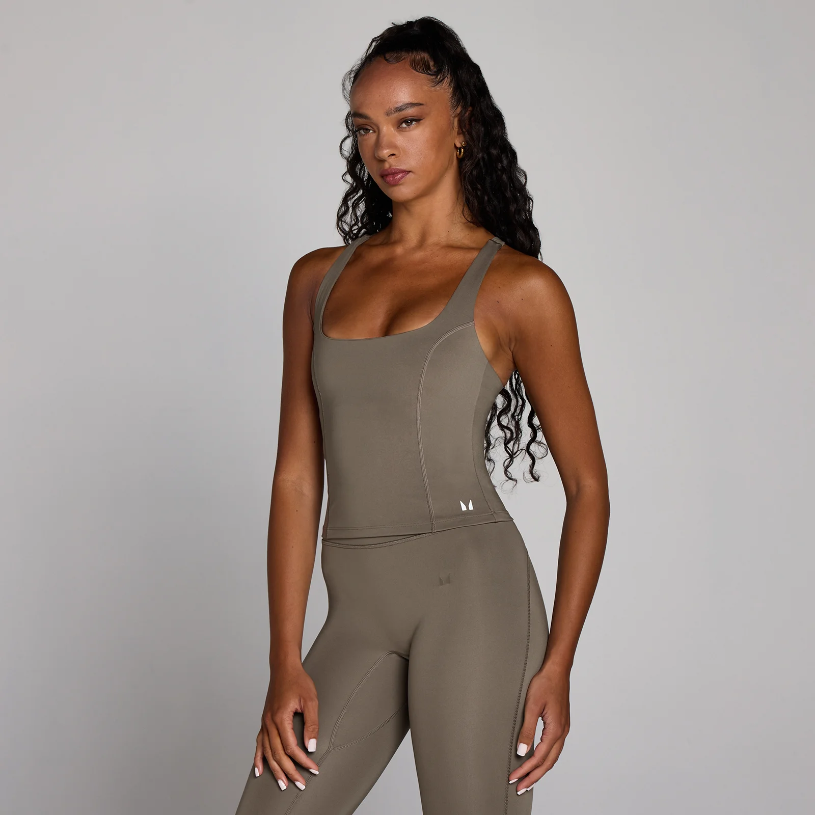 MP Women's Training Racer Back Vest - Espresso - M Bilde 1