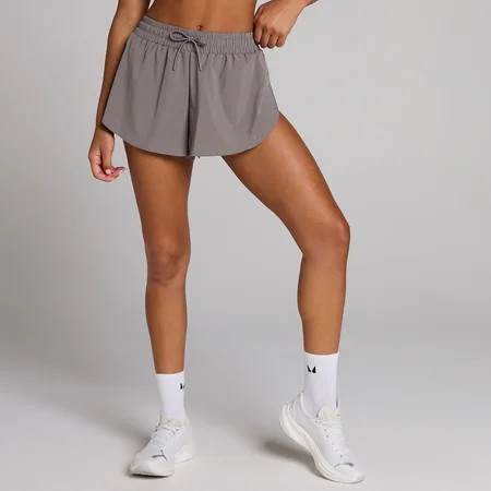 MP Women's Woven Floaty Short - Dark Truffle