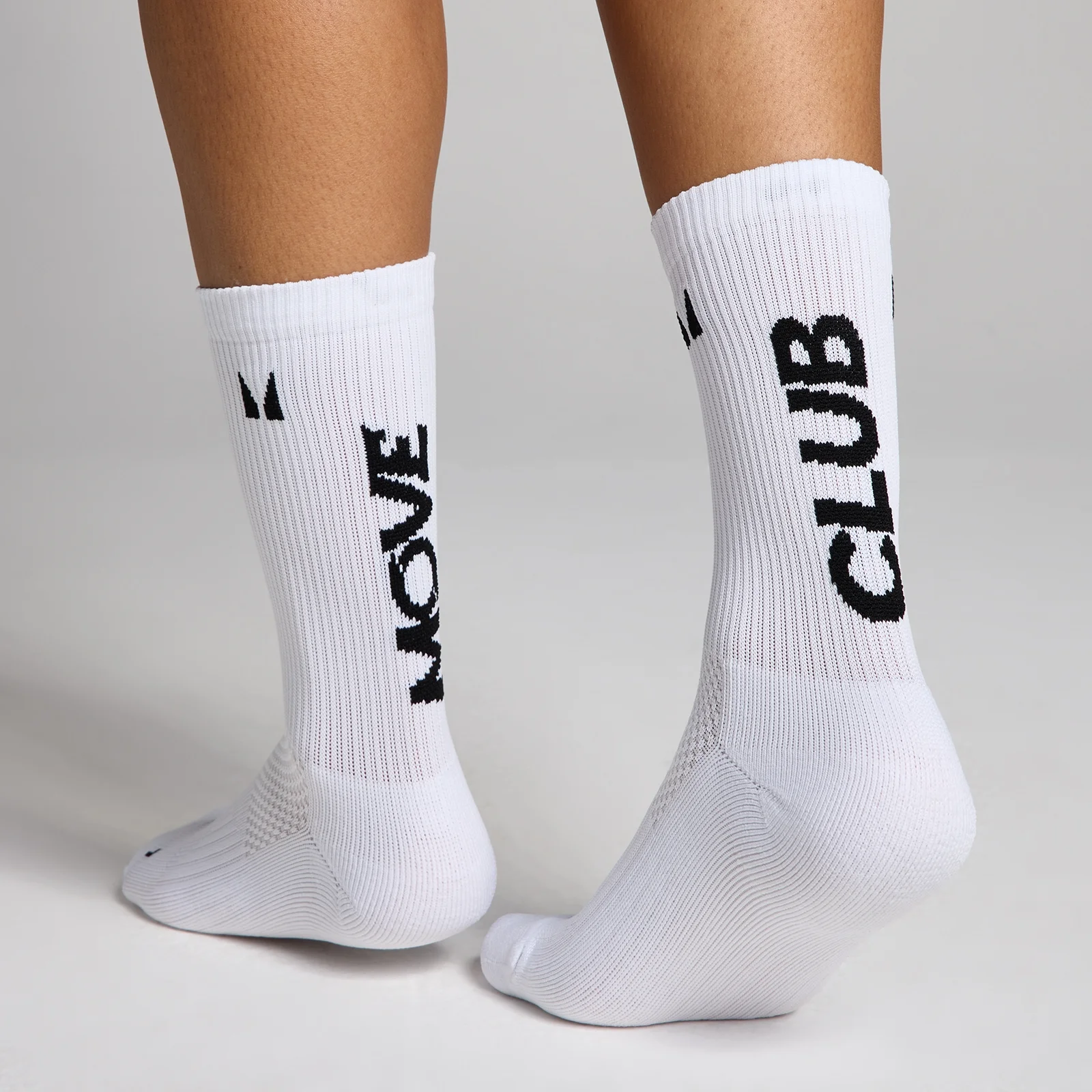 MP Move Club Running Socks (2 pack) - Black/White - UK 9-11 Bilde 1