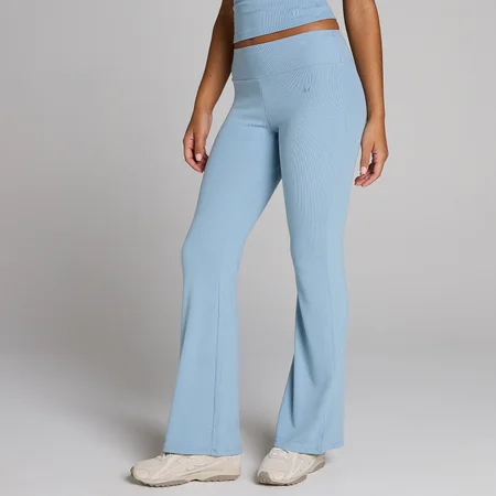 MP Women's Ribbed Flares - Denim Blue