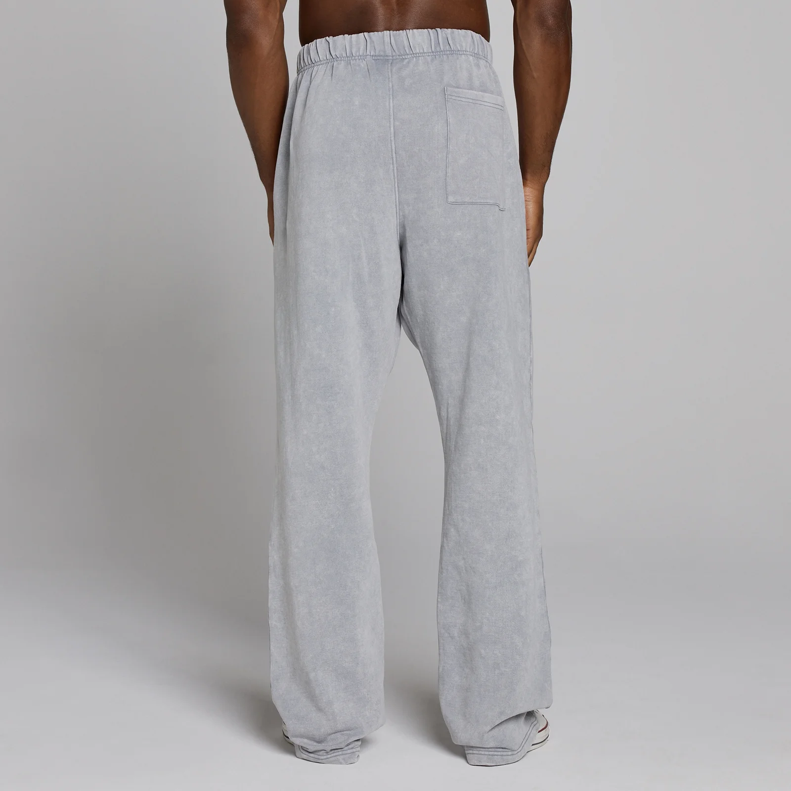 MP X Gold's Men's Washed Graphic Oversized Joggers - Steel Blue - L Bilde 4