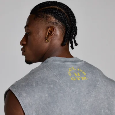MP X Gold's Men's Washed Graphic Oversized Tank - Steel Blue - XL Bilde 6