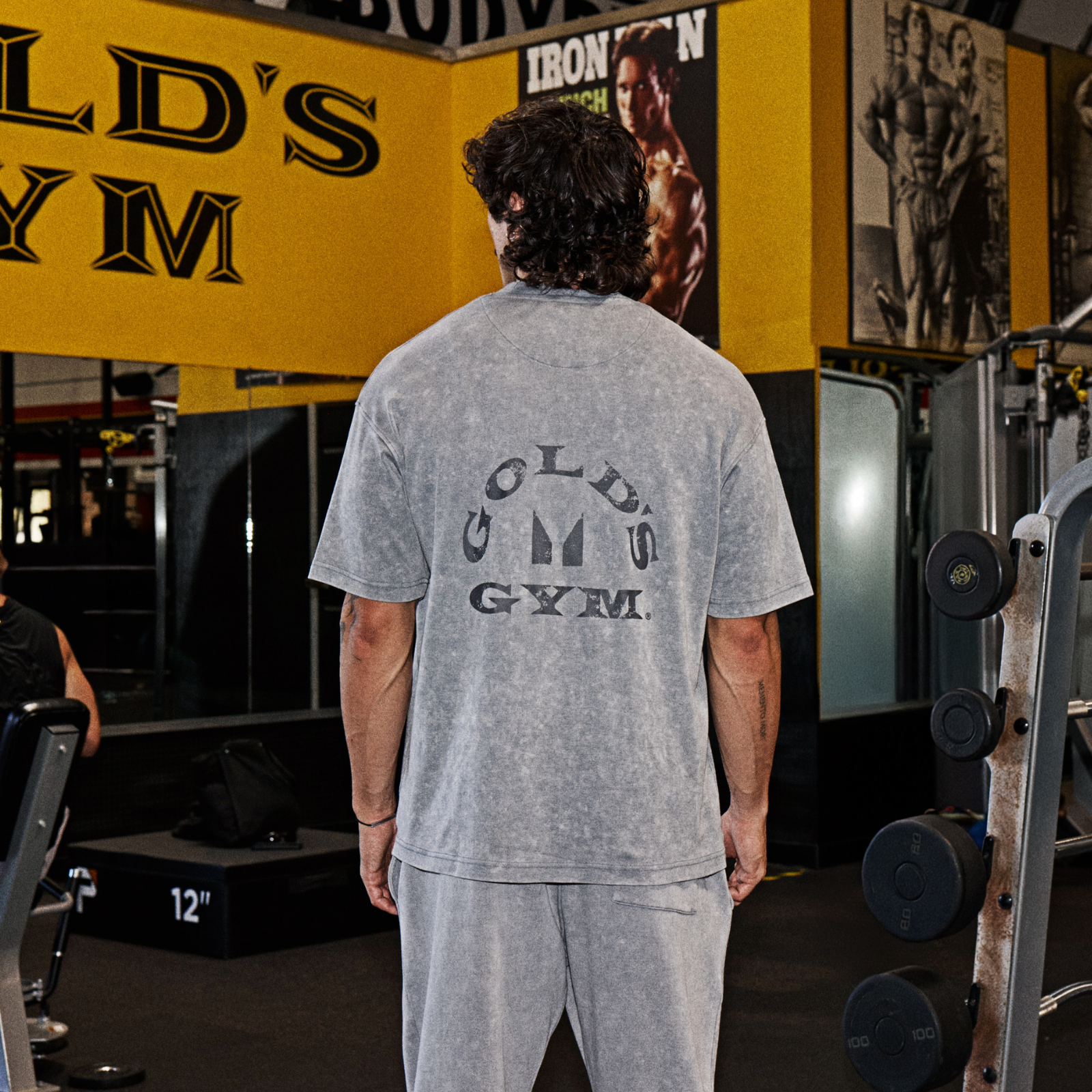 MP X Gold's Men's Washed Graphic Oversized T-Shirt - Steel Blue - XS Bilde 1